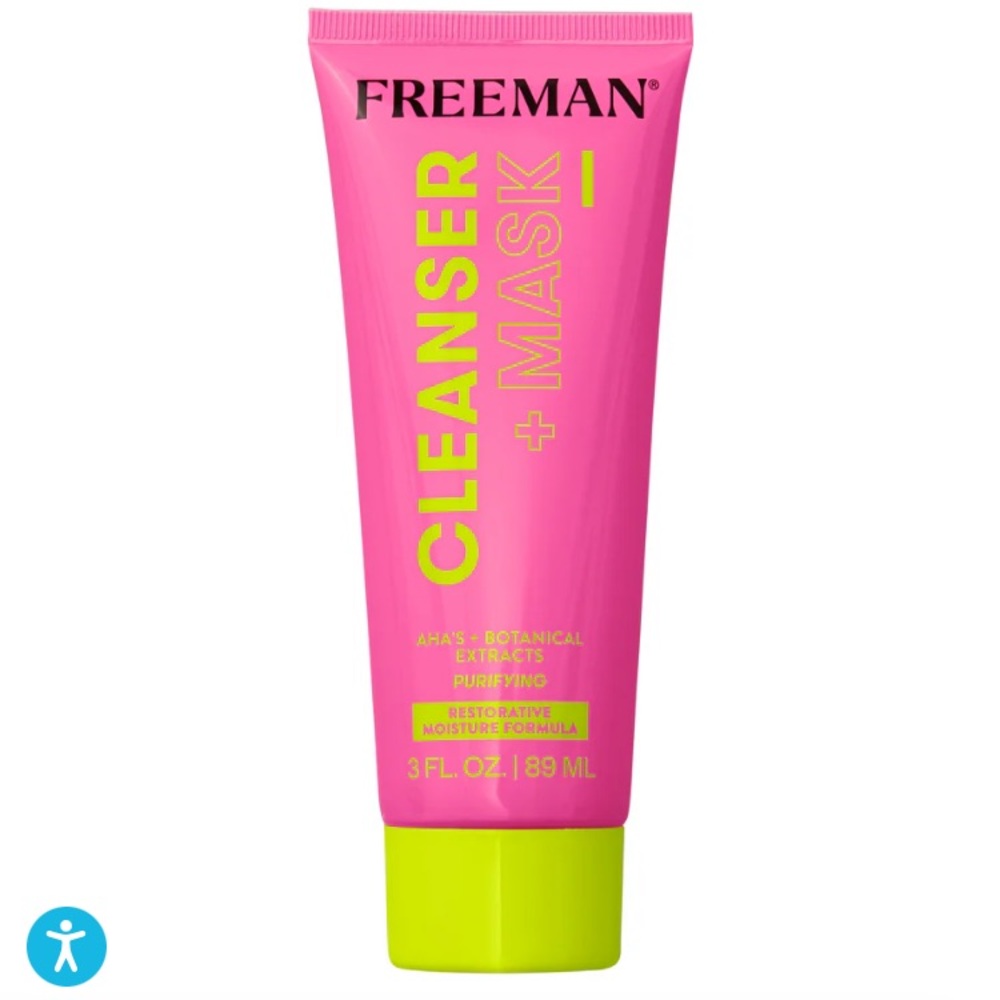 Freeman Restorative Facial Cleanser & Mask AHAs & Botanical Extracts Purifying